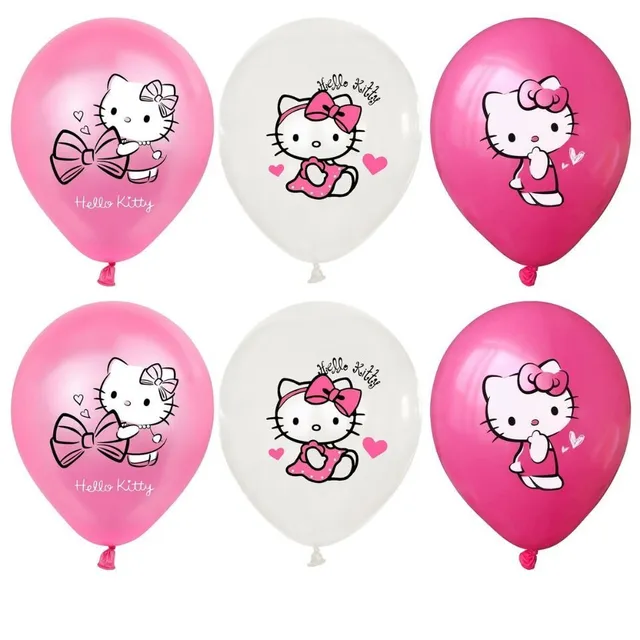 Set petrecere de ziua nașterii cu baloane Hello Kitty