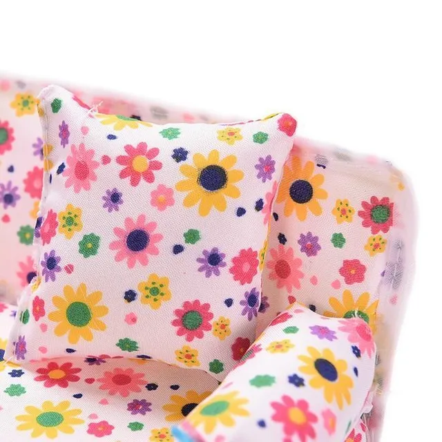 Flower Sofa for Dolls