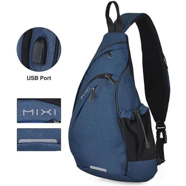 Backpack for men with one strap