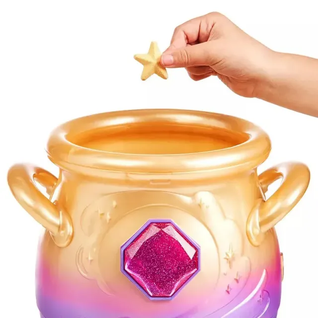 Oală magică de aur pentru copii - jucărie de pluș magică cu sunete