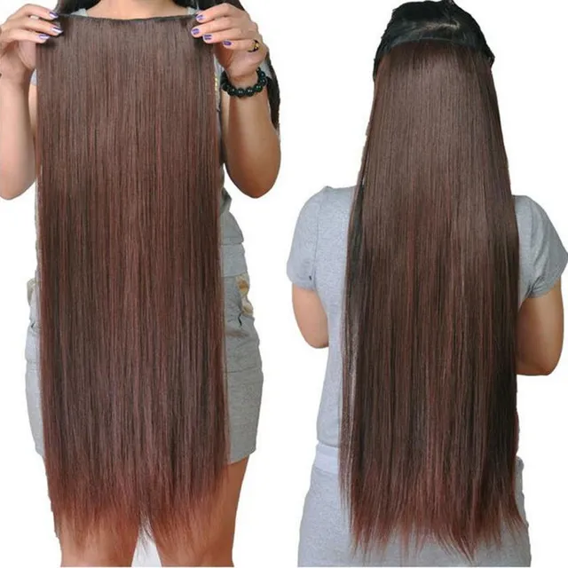 Extensions de cheveux longs clip-in Floles