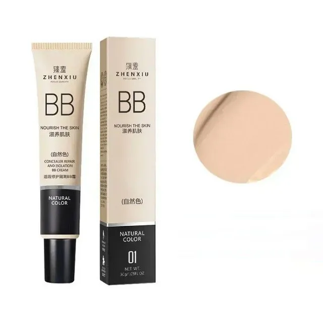 Crème BB waterproof pour unification du teint et camouflage des imperfections du visage - Correcteur liquide pour taches de rousseur, cicatrices et cernes - Crème BB mat à haute couvrance 30 g