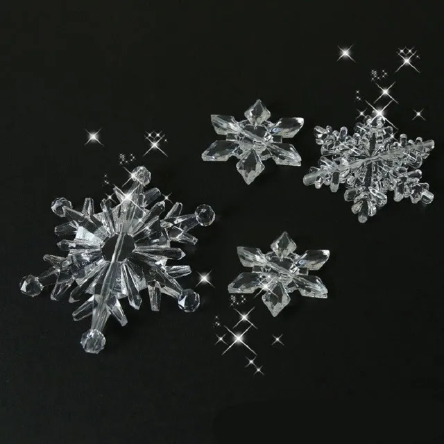 Decorative snowflakes 10 pcs