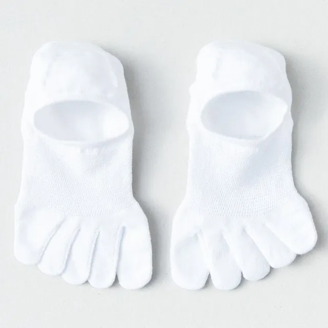 Unisex breathable ankle toe socks