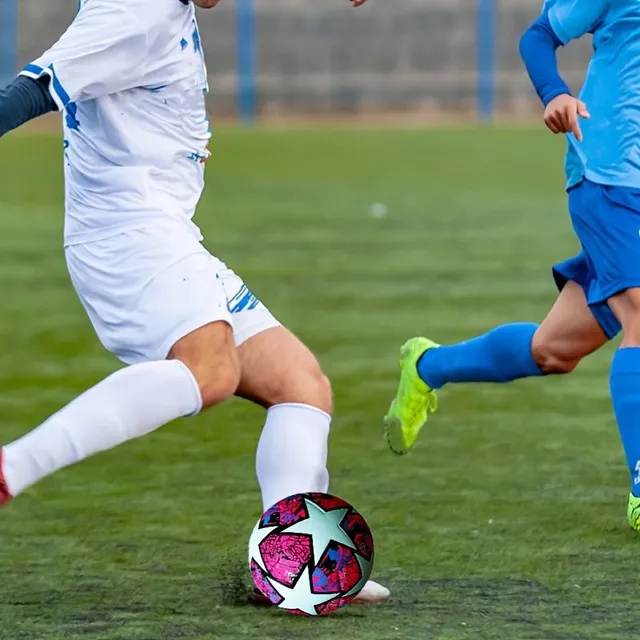 Ballon de football n° 5, ballon classique en PU, jeu de football pour l'entraînement des adultes