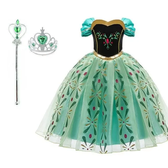 Kostium księżniczki Anny z filmu Frozen