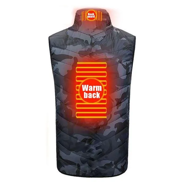 4 colors Unisex electric heated USB heat warm fabric winter vest