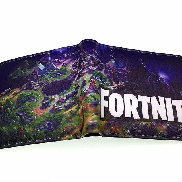 Stylish wallet with Fortnite theme A