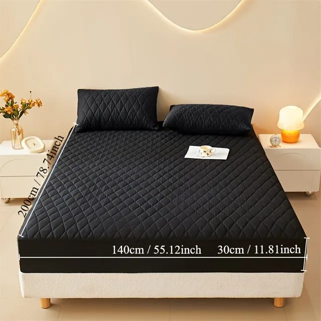 Waterproof mattress protector 1 pcs, stain resistant and moisture resistant, Suitable sheet