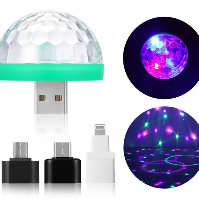 USB Disco LED světlo na smartphony