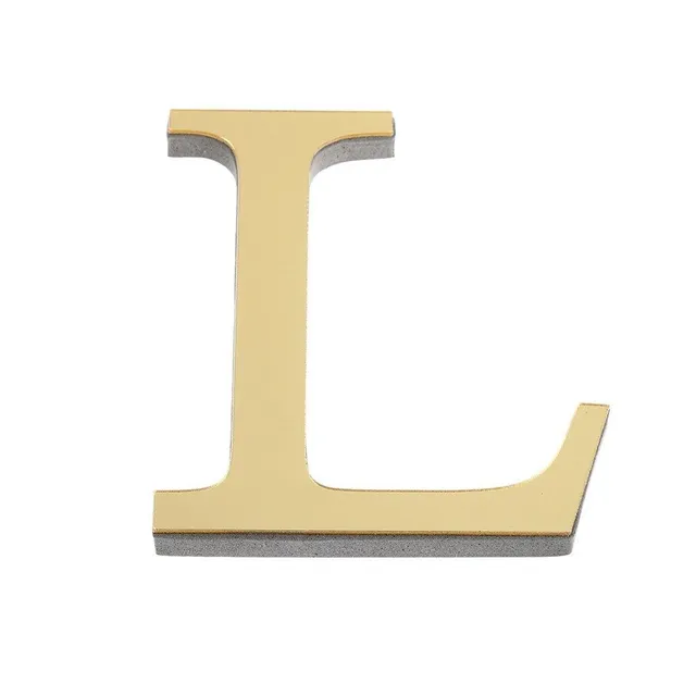 Decorative acrylic letter