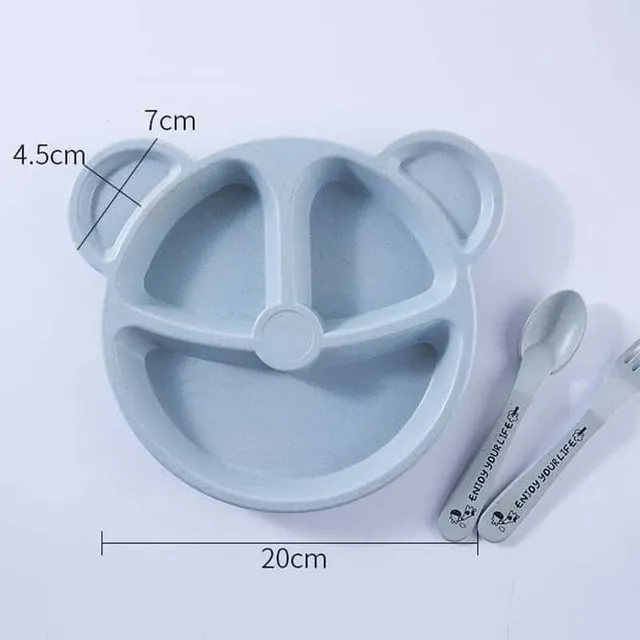 Baby food bowl with cutlery