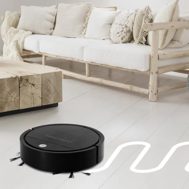 Smart robotic vacuum cleaner 3v1 with humidifier, UV light and USB charging