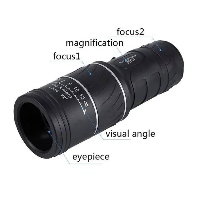 Portable Telescope 16x52 HD - Top Pocket Telescope for Professionals and Nature Lovers