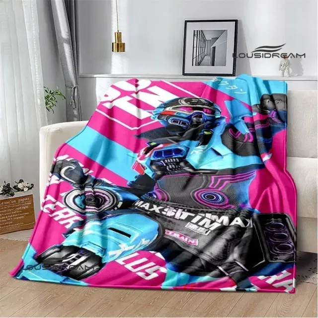 Couverture imprimée douce et agréable pour enfants avec des motifs du jeu Apex Legends