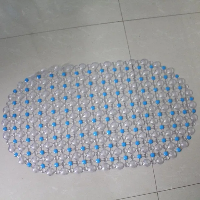 Anti-slip silicone bath mat
