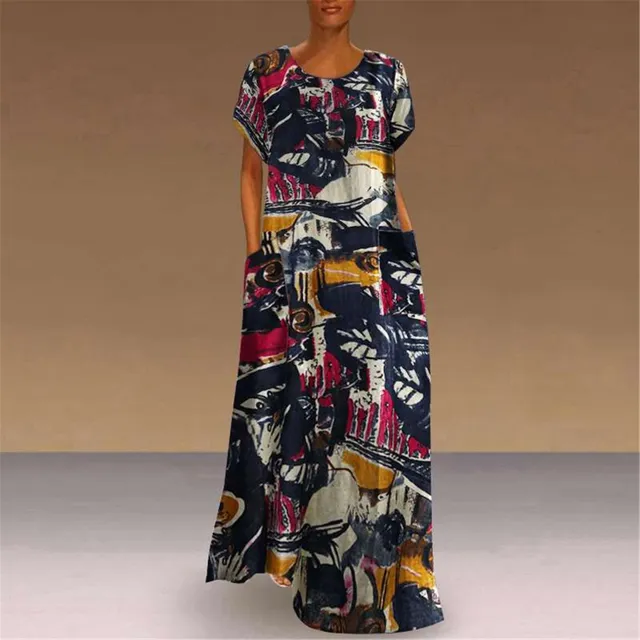 Beautiful ladies long dress with different patterns