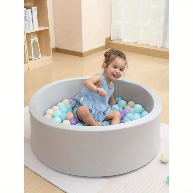 Soft round pool with memory foam balls (balls not included)