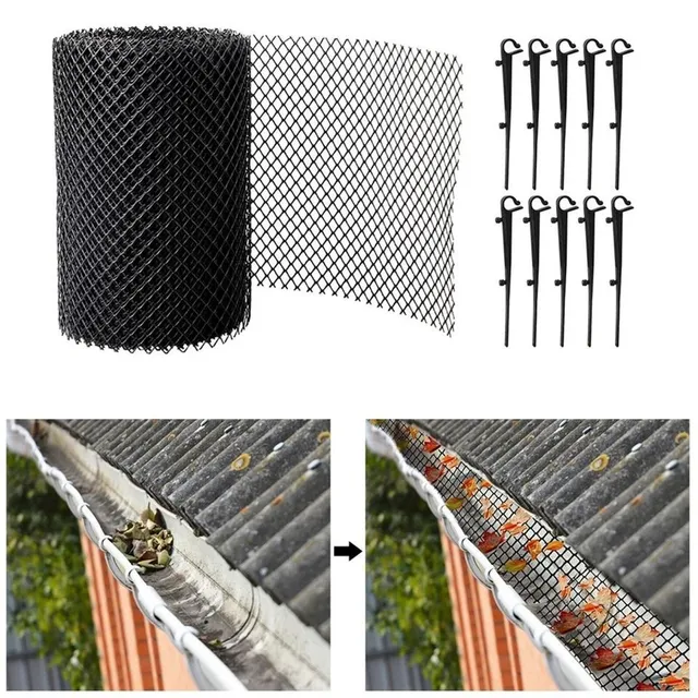 Protective net for eaves - leaf catcher