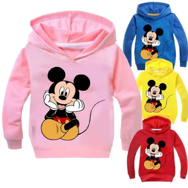 Gyermek kapucnis pulóver és kapucni Mickey Mouse
