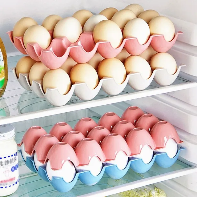 Kuchynský farebný krásny úložný box na vajíčka