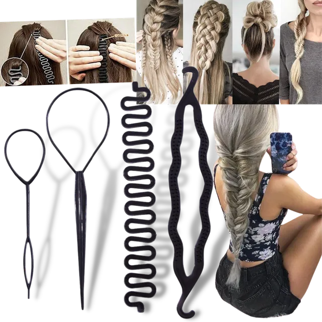 Hair braiding kit