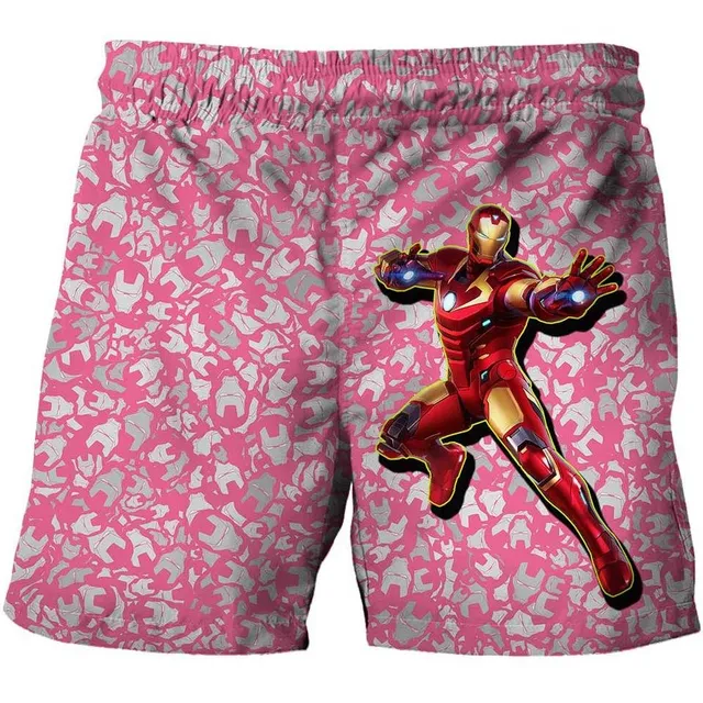 Modern comfortable shorts for kids with the popular Marvel superheroes Berg