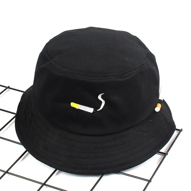 Pălărie de vară unisex cu suport pentru țigară