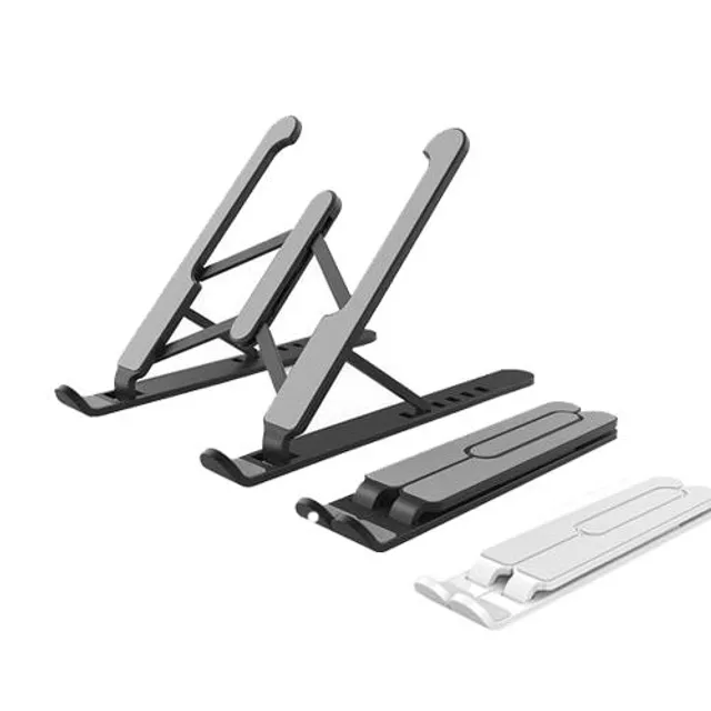 Adjustable folding stand for laptop