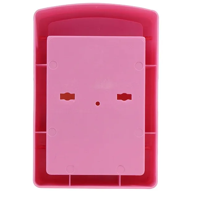 Stylová miniaturní americká lednička pro panenky - růžovo bílá varianta Inti