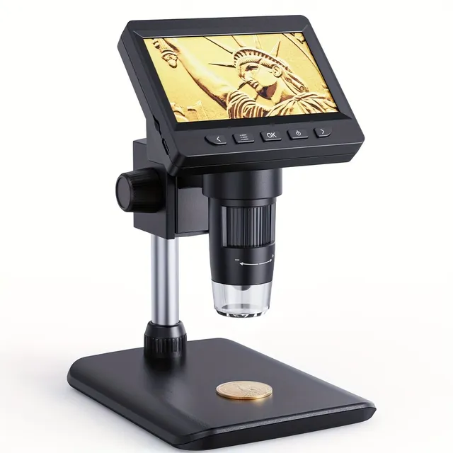 HD Digital Microscope 8LED 1080P - 1000X true frame rendering, computational microscope, electron biological microscope