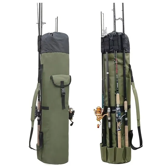 Waterproof Bag on Fishing Rods with Holder on Rod - Multifunctional Organizer on Fishing Tools