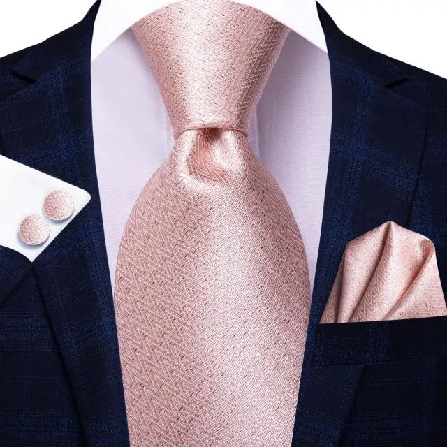 Luksusowy jedwabny krawat męski sn-3349