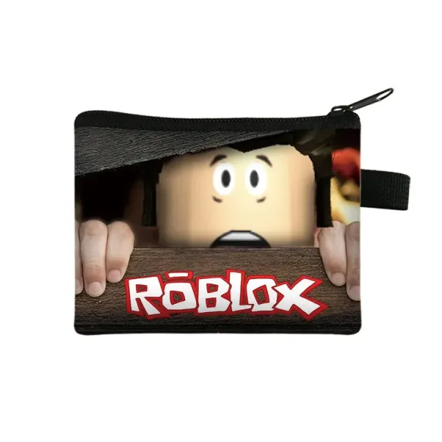 Unisex children's zipper wallet with themes of popular Roblox characters