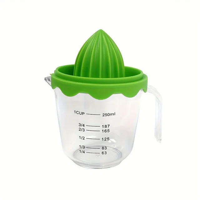 Manual fruit juicer with measuring marks: Ideal for home kitchen - No electricity