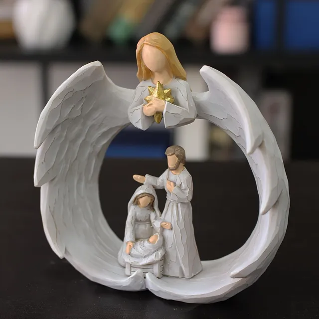 Resin statue of angels: Christmas and Easter decorations to your home