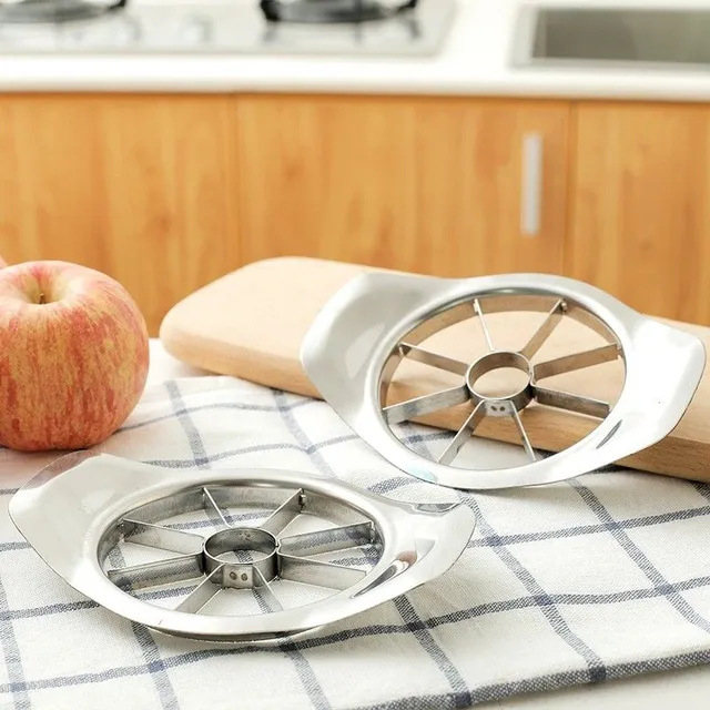 Stainless steel apple cutter