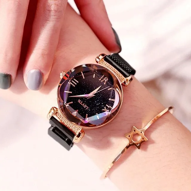 Elegant women's magnetic watch