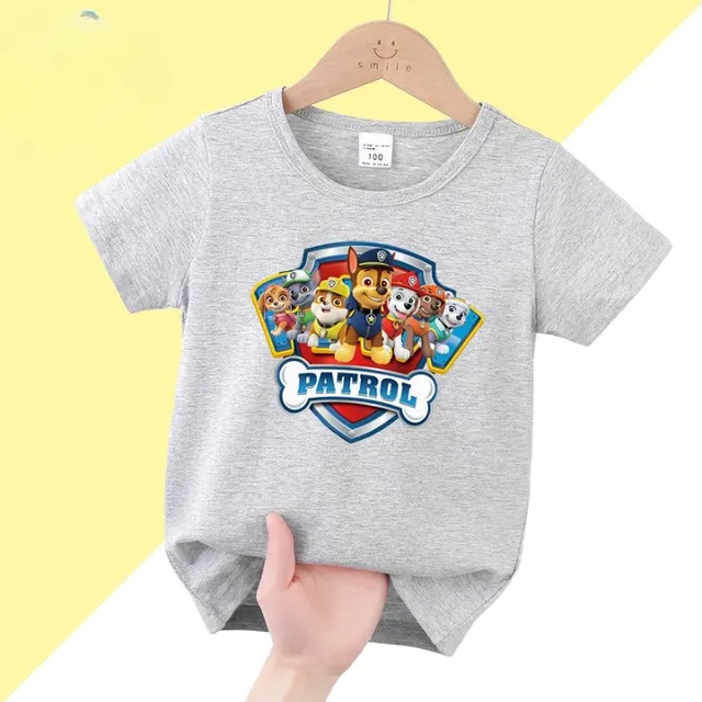 Stylish baby T-shirt with short sleeve and printing Paw Patrol