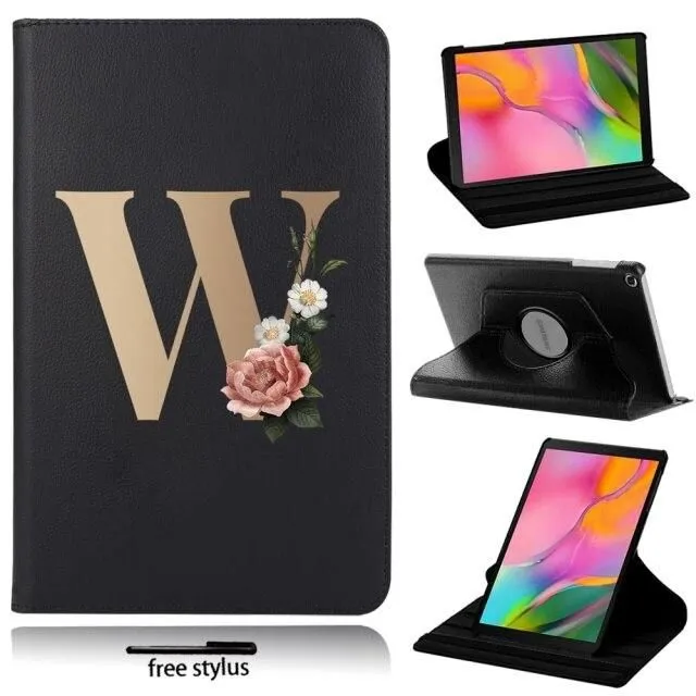 Samsung Galaxy tablet case with initial