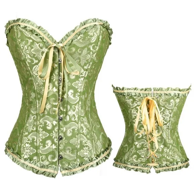 Ladies trendy corset with ruffle pattern Alvarez