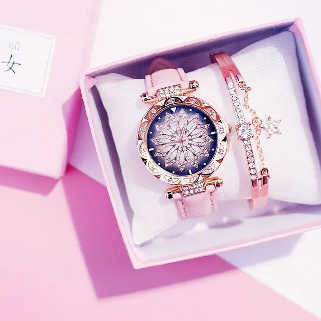 Set Femme Montre + Bracelet Star