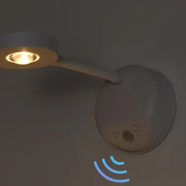 Bezdrôtová nástenná lampa s LED podsvietením pre domácnosť