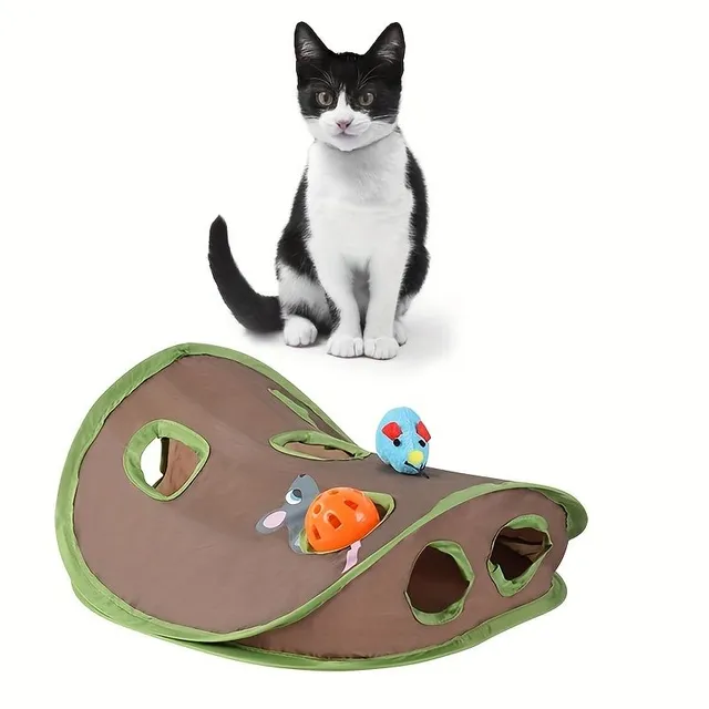 Interactive toy for cats for hide-and-seek