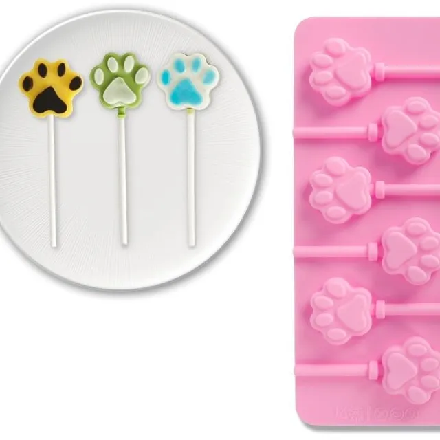 3D silicone mould for lollipops