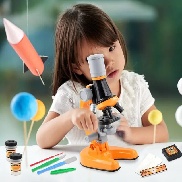 Improved educational children's microscope for scientific experiments