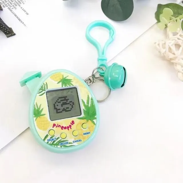 The game Tamagotchi in egg shape with different motives