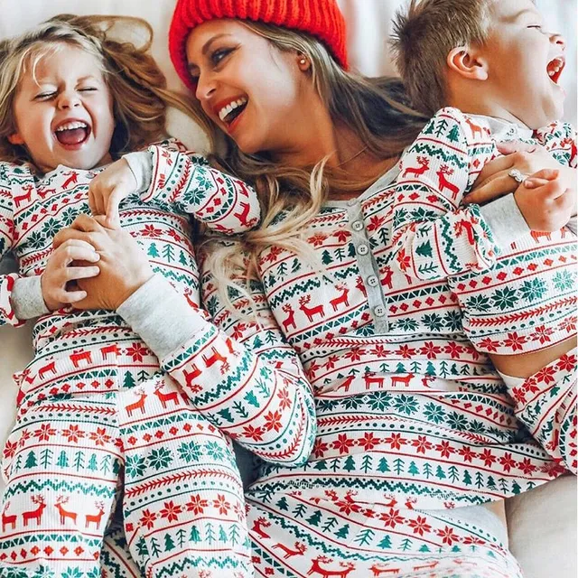Merry Christmas pajamas for the Trucco family