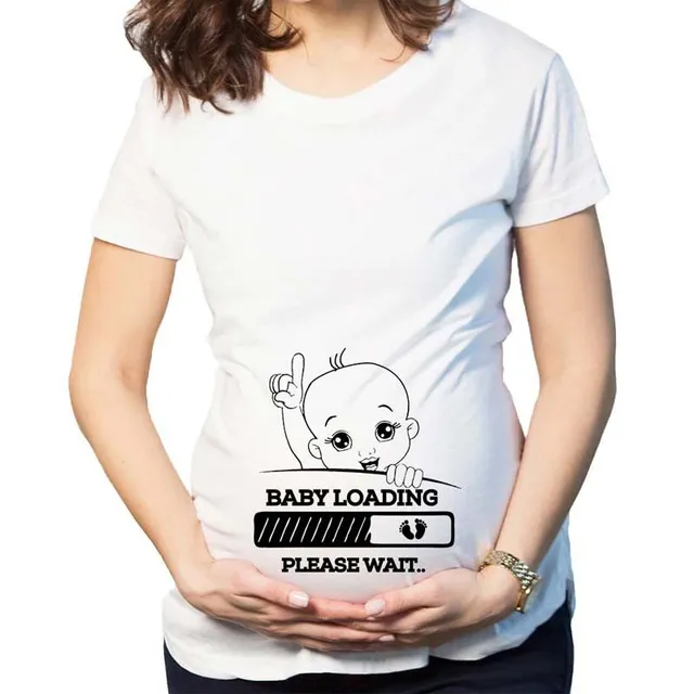 Women's Pregnancy T-shirt Larcosi