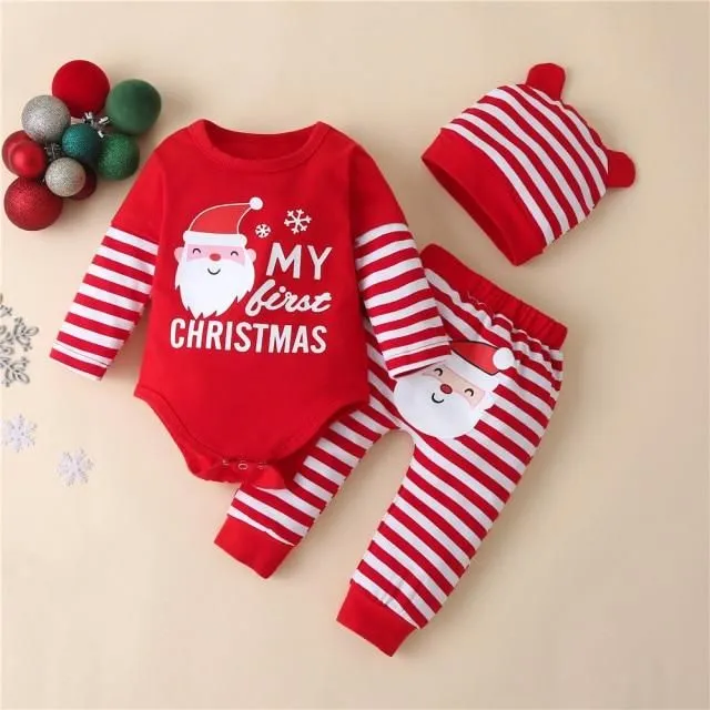 Children's clothes with Christmas motif